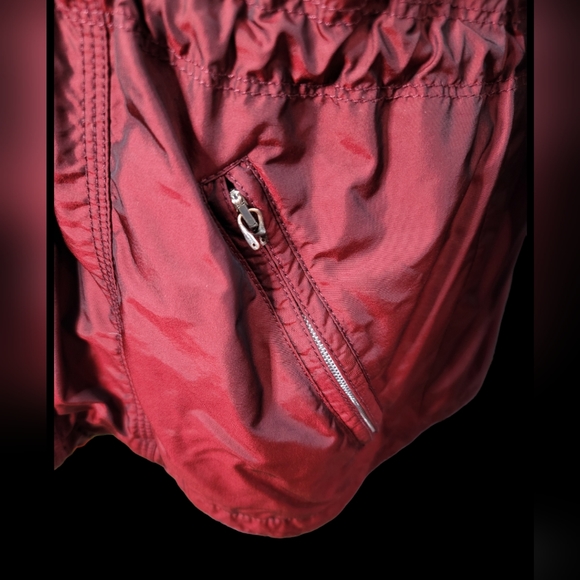 Men's Metropolis Legacy Wind Breaker Jacket Maroon XL - Picture 3 of 7